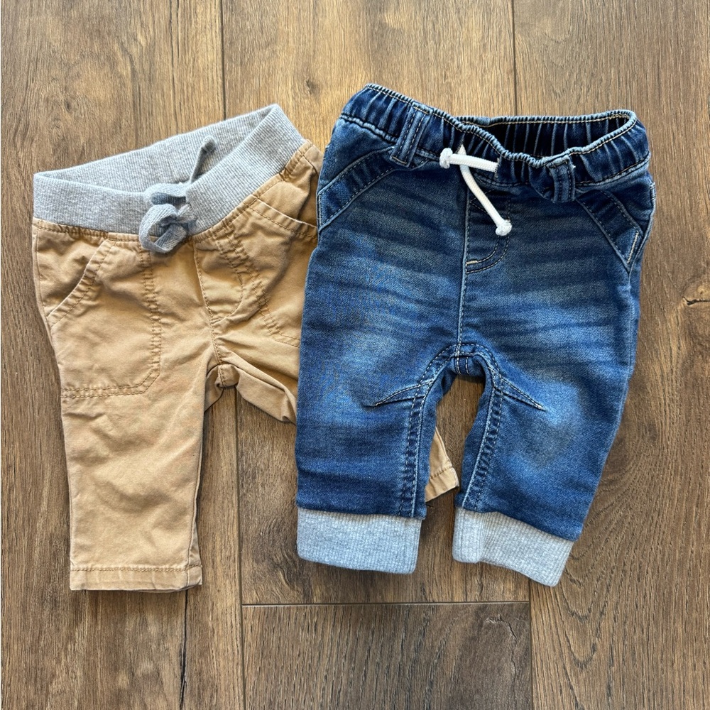 Cat & Jack + Old Navy 0-3 months boy Pants